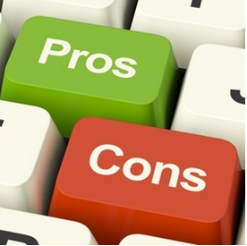 pros and cons button