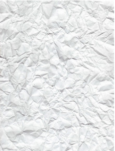 wrinkled paper