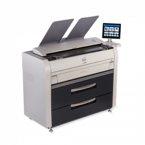 KIP 7582G 8D - 2 Roll BW MFP System with CIS Color Scanner and Top Stacking
