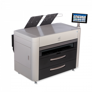 KIP 770C 4 Roll Color Print System (8D BW / 6D Color) with Top Stacking and Optional Rear Stacking