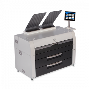 KIP 7974G 14D - 4 Roll BW Production Print System with Top Stacking