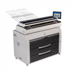 KIP 7994G 14D - 4 Roll BW Production System with CCD Color Scanner and Top Stacking